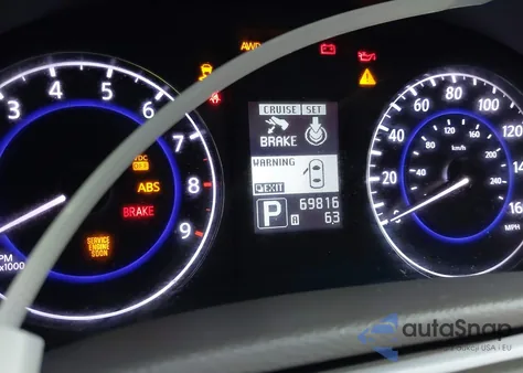 2010 Infiniti G37X из США, поврежденный, VIN JN1CV6AR5AM454692